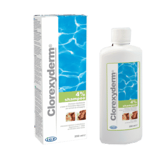 Clorexyderm antiseptinen ja puhdistava shampoo eläimille - Inushop.fi