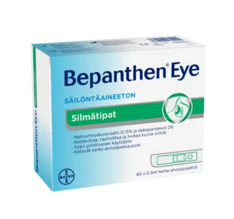 Bepanthen eye rauhoittavat silmätipat - Inushop.fi