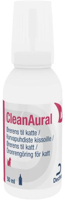 Clean aural korvienpuhdistus kissoille Liuos 50ml. -Inushop.fi