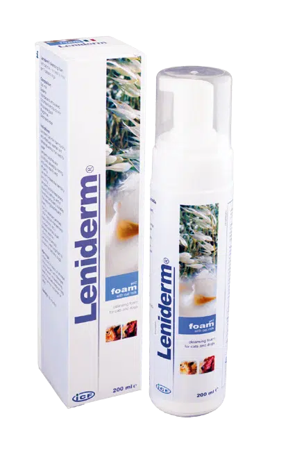 Leniderm vaahtoshampoo lemmikeille - Inushop.fi