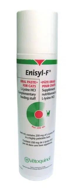 Enisyl lysiini kissalle, 100 ml pumppupullo - Inushop.fi