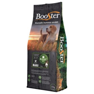 Booster Basic koiran kuivamuona, täyravinto - Inushop.fi
