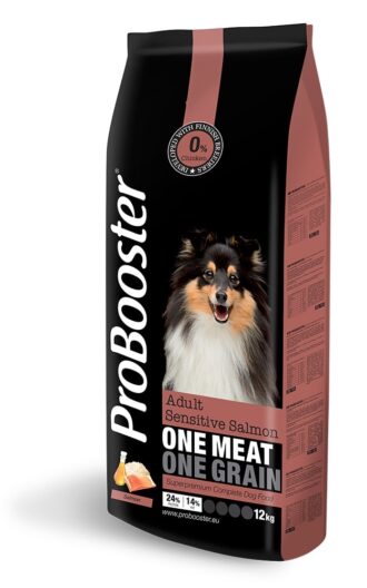 Probooster kuivaruoka, lohiruoka aikuiselle - Inushop.fi
