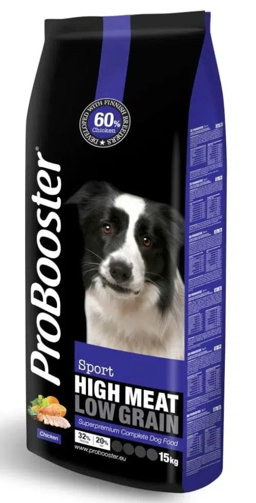 Probooster aktiiviselle koiralle täysravinne - Inushop.fi