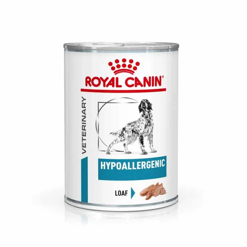 Royal Canin Derma Hypoallergenic Wet Loaf Can 12x400g koiralle