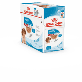 Royal Canin Medium Puppy Chunks in Gravy Pouch 10x140g