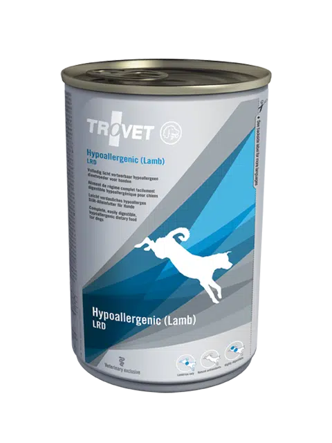 Trovet LRD Hypoallergenic Lammas-Riisi koiralle 6x400g