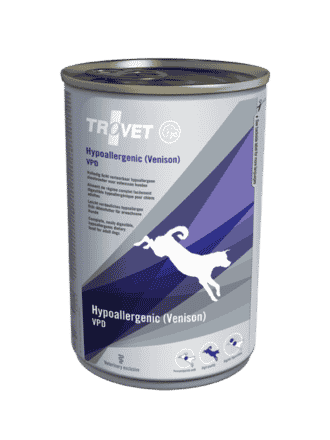 Trovet VPD Hypoallergenic Peura-Peruna koiralle 6x400g