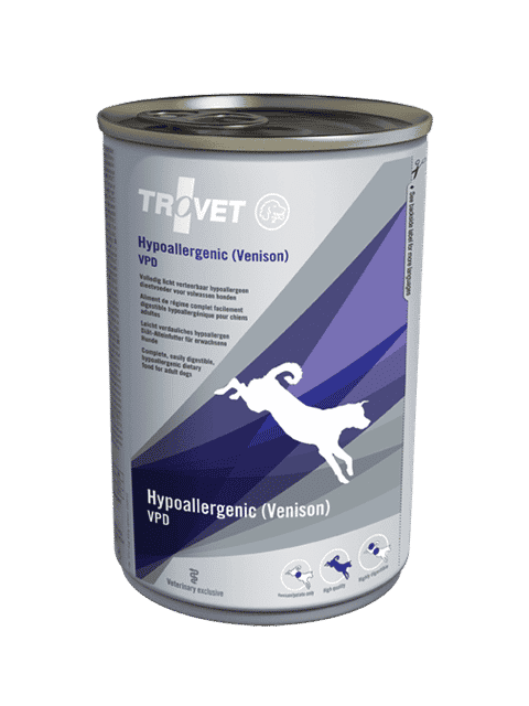 Trovet Hypoallergenic Peura-Peruna koiralle 12x400g 