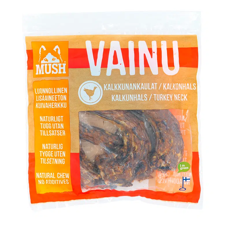Mush Vainu kalkkunankaula kuivaherkku - Inushop.fi