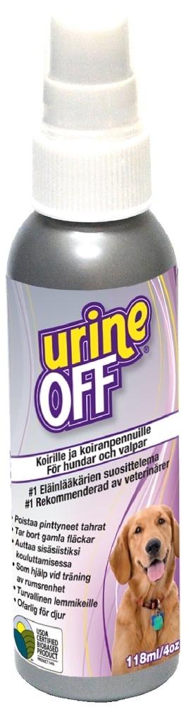 Urine off tehokas pesuaine siisteysharjoittelu ja koiran virtsankarkailu - Inushop.fi