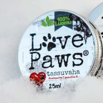 Lovepaws tassuvaha, luomu. Kestää pakkasta, suojaa kuumalta asfaltilta - Inushop.fi