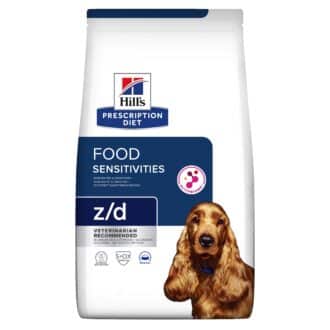 Valikoitu hiilihydraatti ja hydrolysoitu proteiini - Hill's Z/D Food Sensitivities -koiranruoka - Inushop.fi