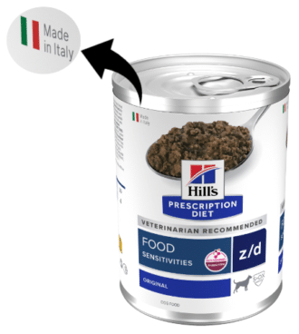 Hill's Z/D Food Sensitivities koiralle 12 X 370g