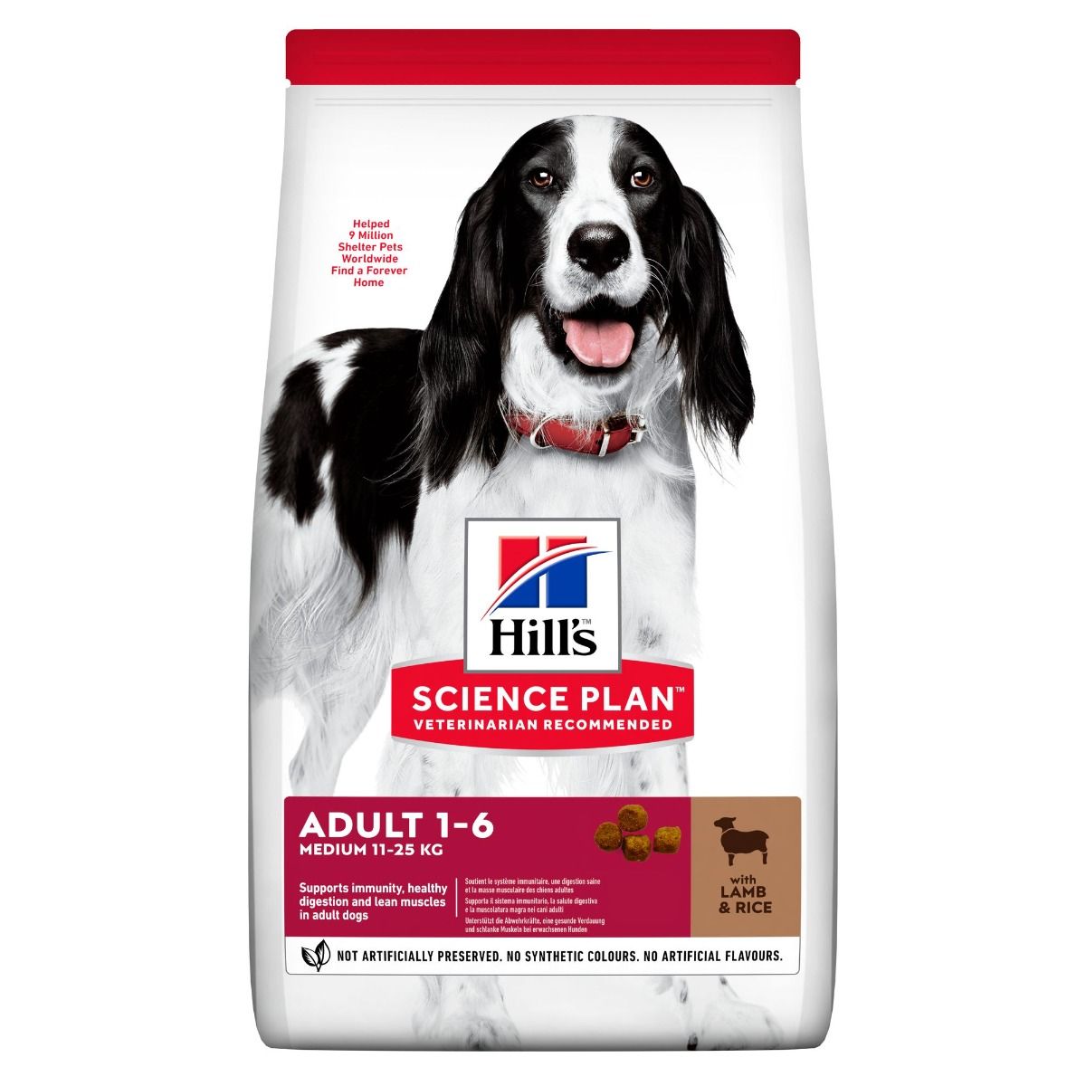 Hill’s SP Canine Adult Medium Lamb & Rice 2,5kg - 30% HUOM PÄIVÄYS