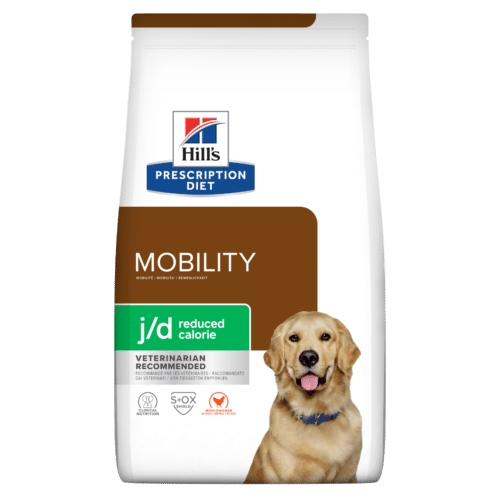 Painonhallinnan tueksi käytettävä Prescription Diet™ Canine j/d™ Reduced Calorie auttaa myös koiran niveliä - Inushop.fi