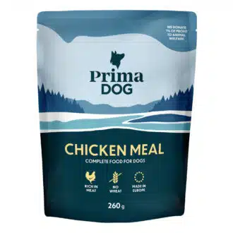 PrimaDog Kana-ateria, koiran täysravinto 260g