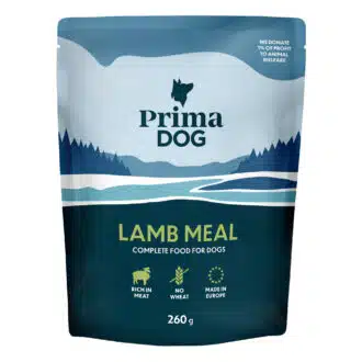 PrimaDog Lammasateria, koiran täysravinto 260g