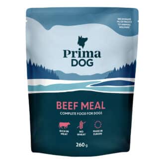 PrimaDog Liha-ateria, koiran täysravinto 260g