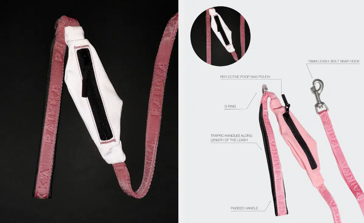 PAIKKA Visibility talutushihna Pink - Image 2