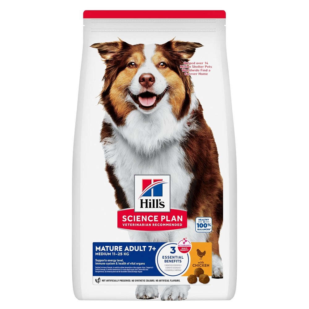 Hill's SP Canine mature medium chicken 14kg