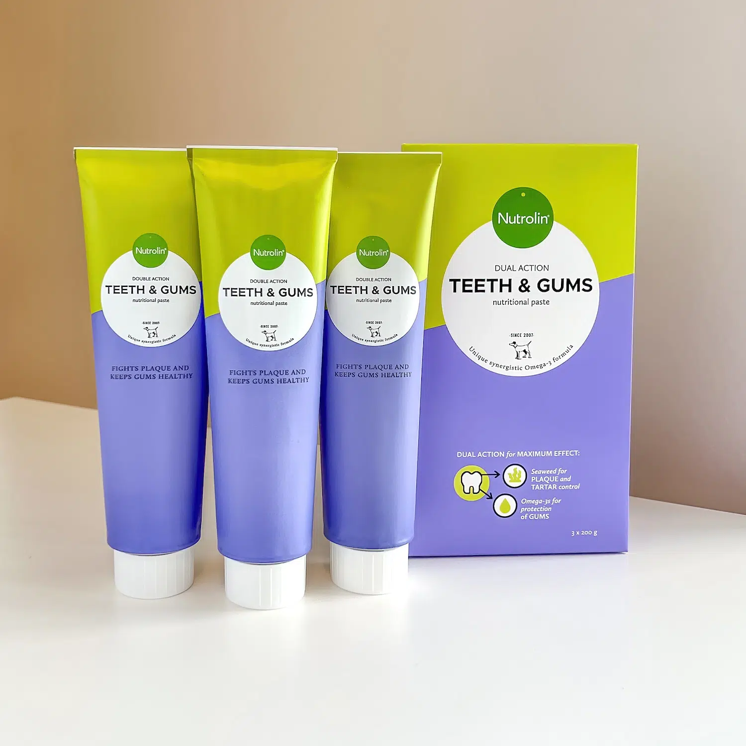 Nutrolin® Teeth & Gums -omegatahna 3 x 200 g
