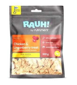 RAUH! Kana-puolukkaherkku 100g