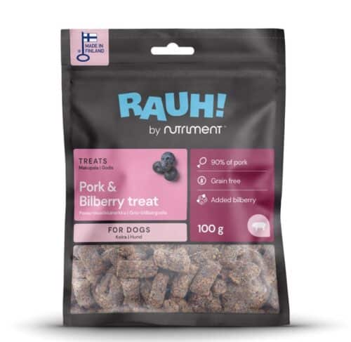 RAUH! Possu-mustikkaherkku 100g