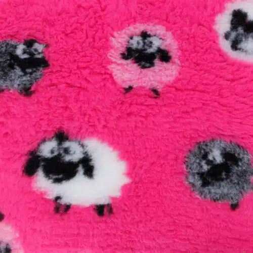 Foxy Fur -makuualusta Pinkki lammas - Image 2