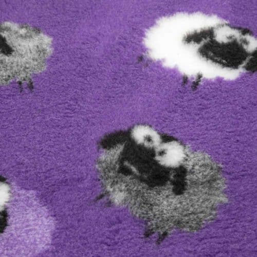 Foxy Fur -makuualusta, Violetti lammas - Image 3
