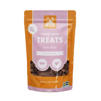 MUSH Treats Possunsydän pakastekuivattu 50g