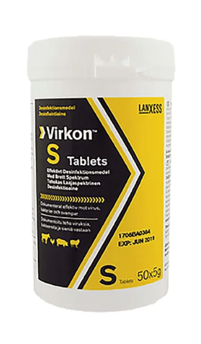 Virkon S pesu-ja desinfiointi tabl 50 x 5 g